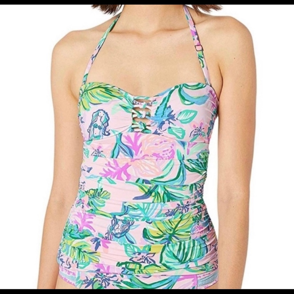 NWT Lilly Pulitzer Lulo Tankini Mermaid in the Shade